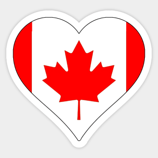 I love Canada Sticker